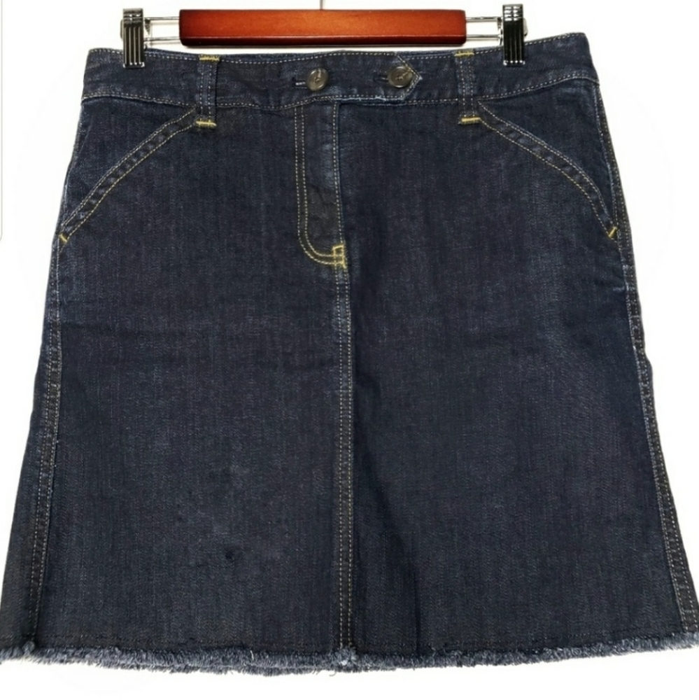 Ann Taylor A-line jeans skirt size 6